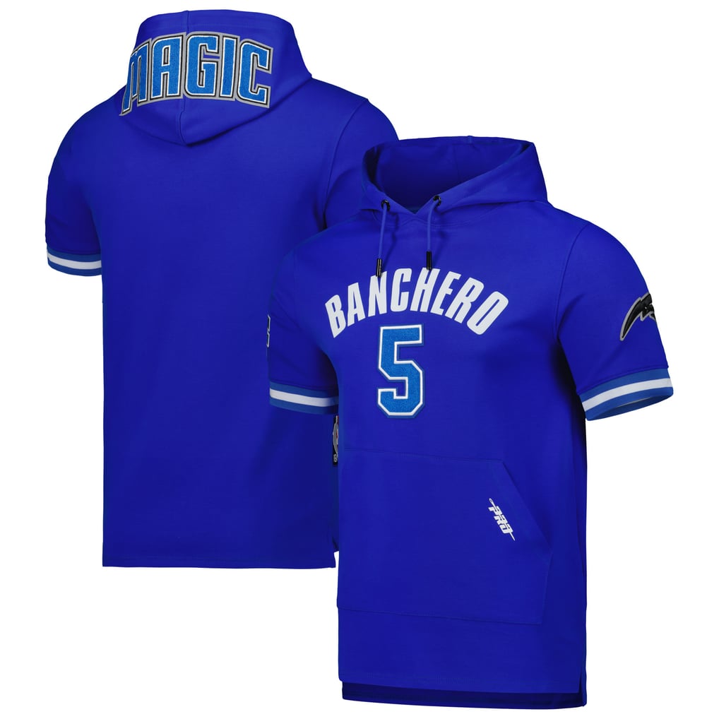 Paolo Banchero Orlando Magic Pro Standard Name & Number Short Sleeve Pullover Hoodie - Royal