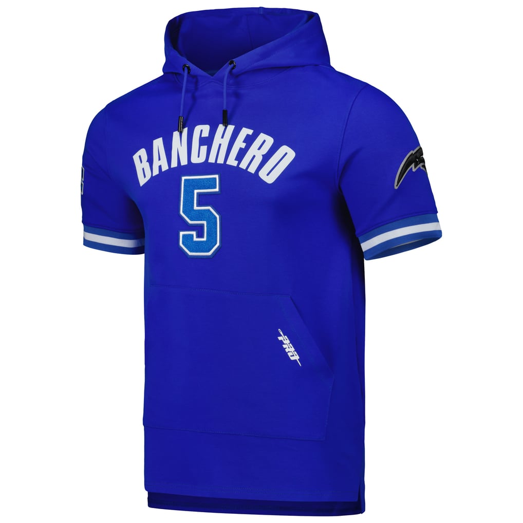 Paolo Banchero Orlando Magic Pro Standard Name & Number Short Sleeve Pullover Hoodie - Royal