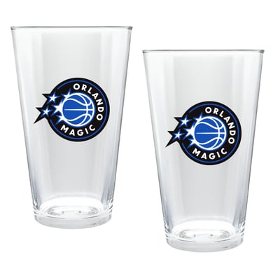 Orlando Magic Two-Piece 16oz. Double Play Pint Glass Set
