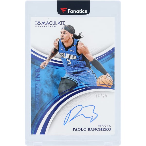 Paolo Banchero Orlando Magic Autographed 2024-25 Panini Immaculate 