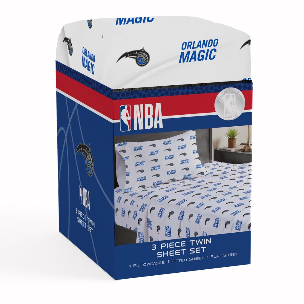 Orlando Magic Pegasus Three-Piece Twin Sheet Set