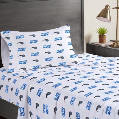 Orlando Magic Pegasus Three-Piece Twin Sheet Set