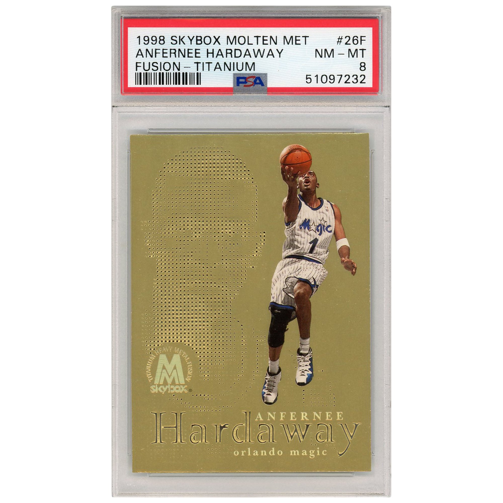 Orlando Magic Penny Hardaway 1998 Skybox Molten Metal Fusion 