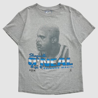Shaquille O'Neal Lee Apparel 90s T-shirt - Heather Gray - S by Fanatics Real Vintage