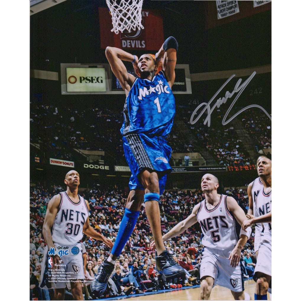 Autographed Orlando Magic Tracy McGrady Fanatics Authentic 8