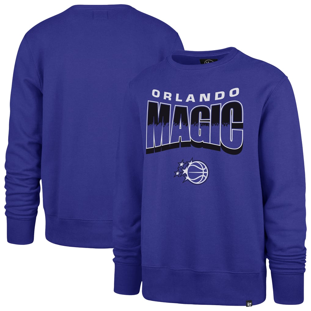  Orlando Magic '47 Unisex Brush By Headline Crewneck Sweatshirt - Blue