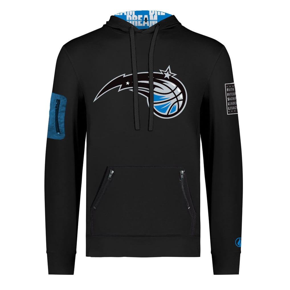 Orlando Magic FISLL x Black History Collection Unisex Pullover Hoodie – Black