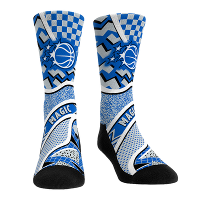  Orlando Magic Rock Em Unisex Ball Pattern Crew Socks - Blue