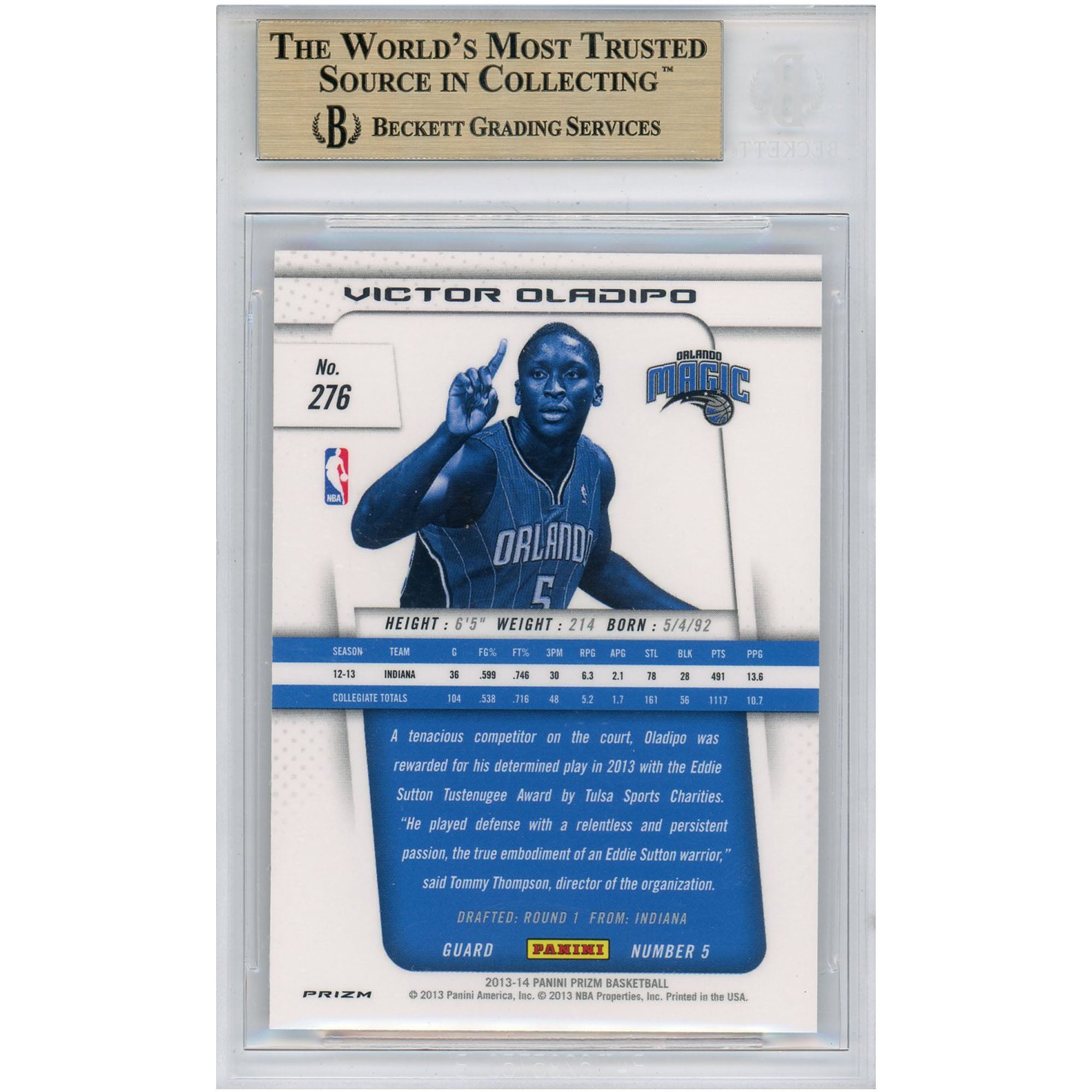 Orlando Magic Victor Oladipo 2013-14 Panini Prizm Red Exclusive