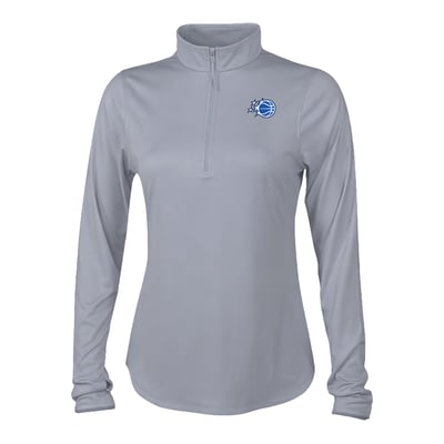 Orlando Magic Columbia Women's Fairway Breeze Quarter-Zip Pullover - Gray
