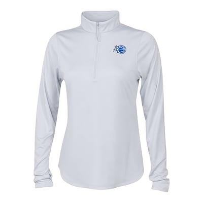 Orlando Magic Columbia Women's Fairway Breeze Quarter-Zip Pullover - White