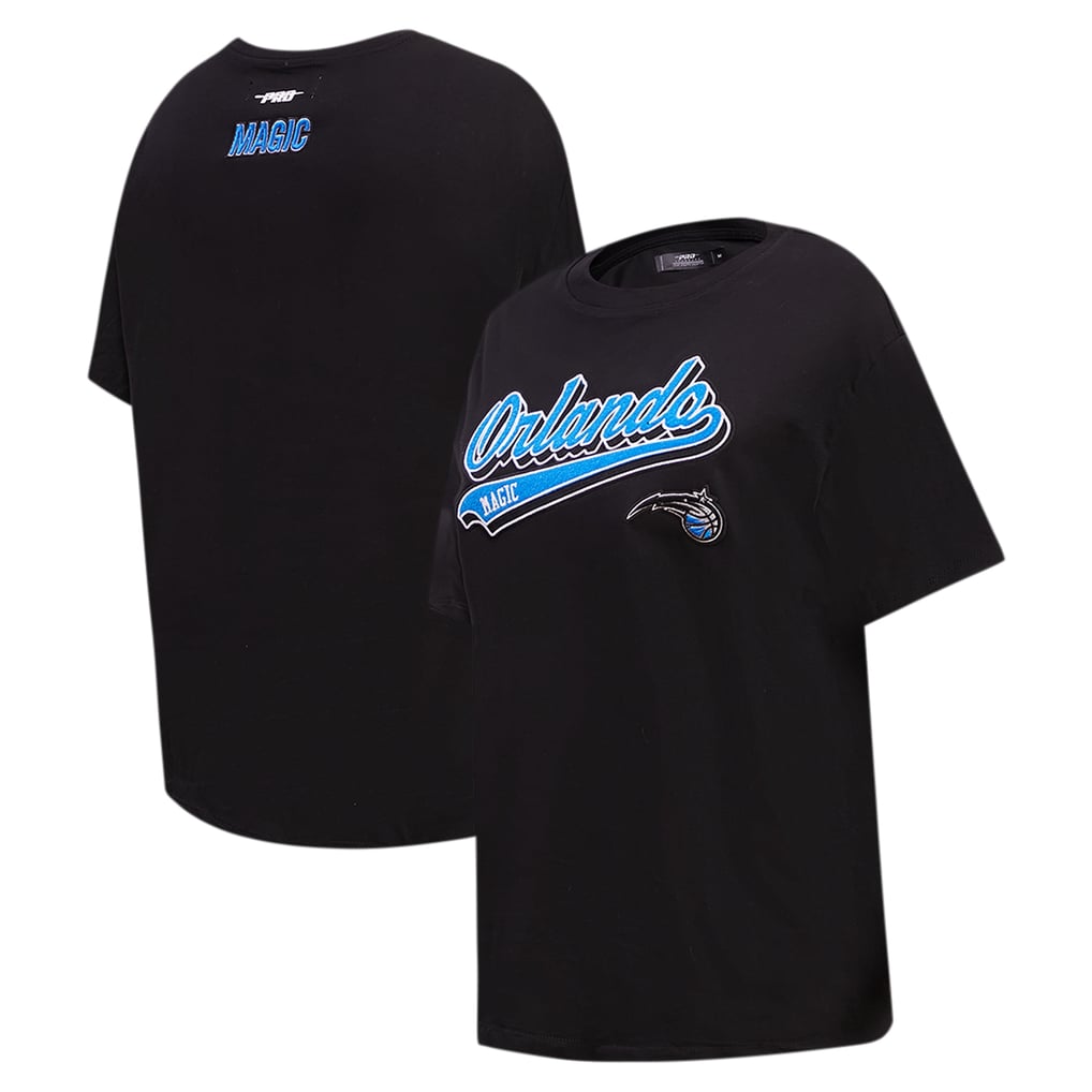 Orlando Magic Pro Standard Women's Script Boyfriend T-Shirt - Black