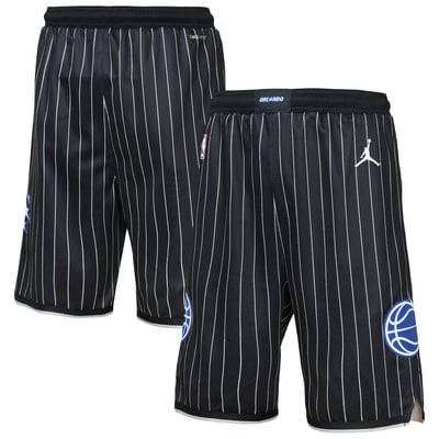  Orlando Magic Jordan Brand Youth Authentic Statement Edition Swingman Shorts - Black