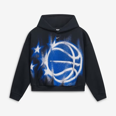  Orlando Magic Nike Youth 2026/27 Standard Issue Practice Icon Fleece Pullover Hoodie - Black