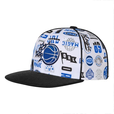 Orlando Magic Outerstuff Youth Piped Up Snapback Hat - White
