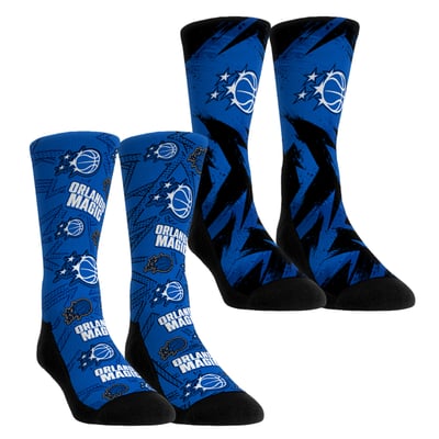  Orlando Magic Rock Em Youth Game Day 2-Pack Crew Socks - Blue