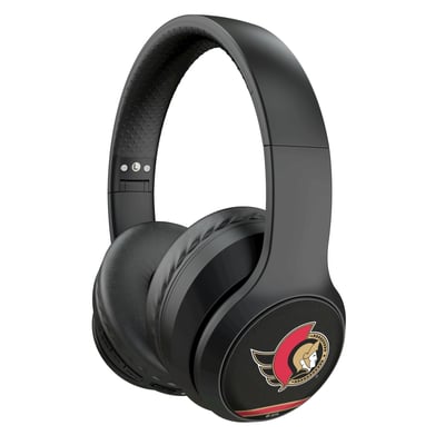 Ottawa Senators Keyscaper Stripe Wireless Bluetooth Headphones With Case