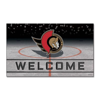 Ottawa Senators Logo Brands 18" x 30" Crumb Rubber Door Mat