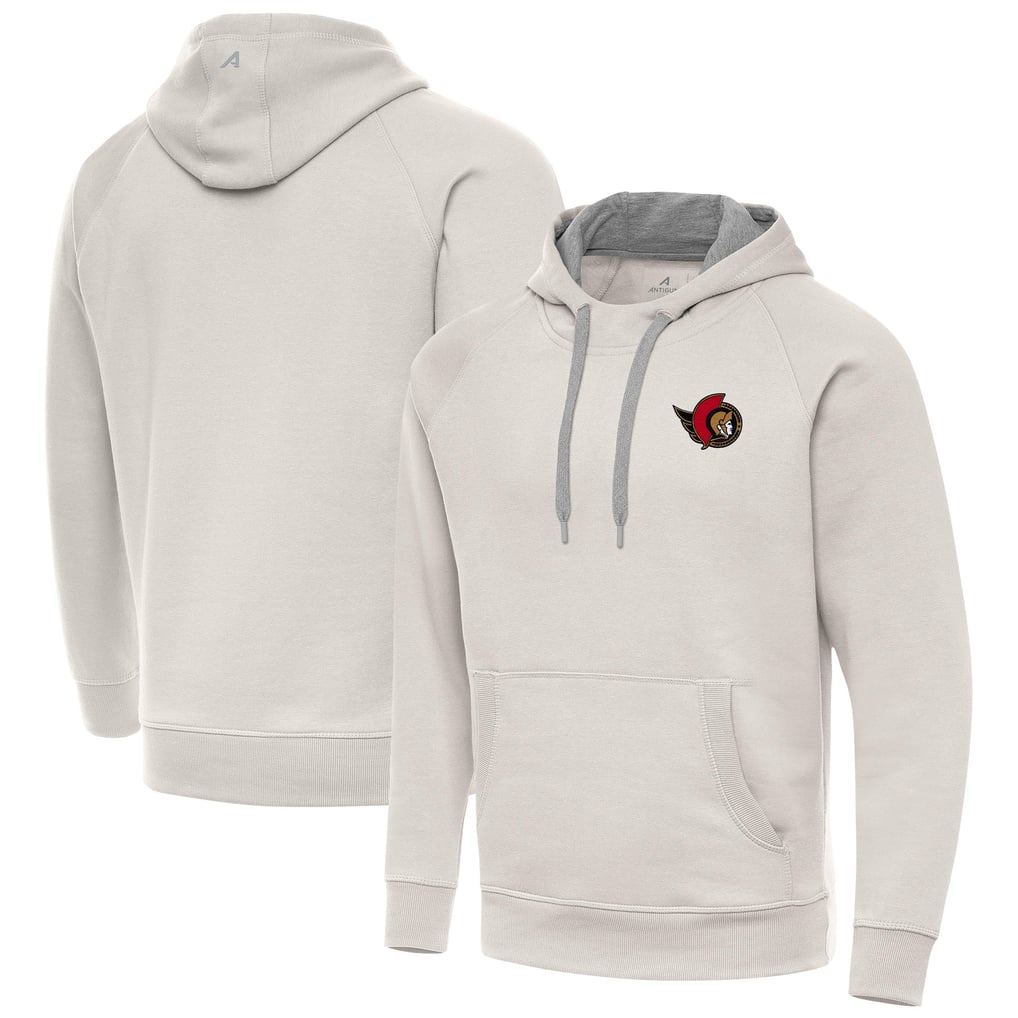 Ottawa Senators Antigua Victory Pullover Hoodie - Cream