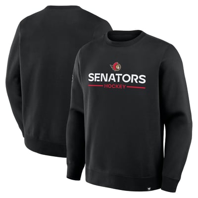 Ottawa Senators Fanatics Authentic Pro Primary Sweatshirt - Black