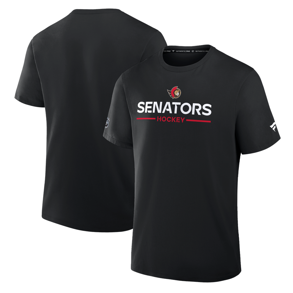 Ottawa Senators Fanatics Authentic Pro Primary T-Shirt - Black