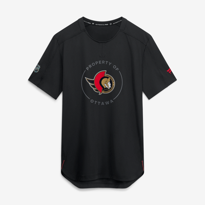 Ottawa Senators Fanatics Authentic Pro Train Performance T-Shirt - Black