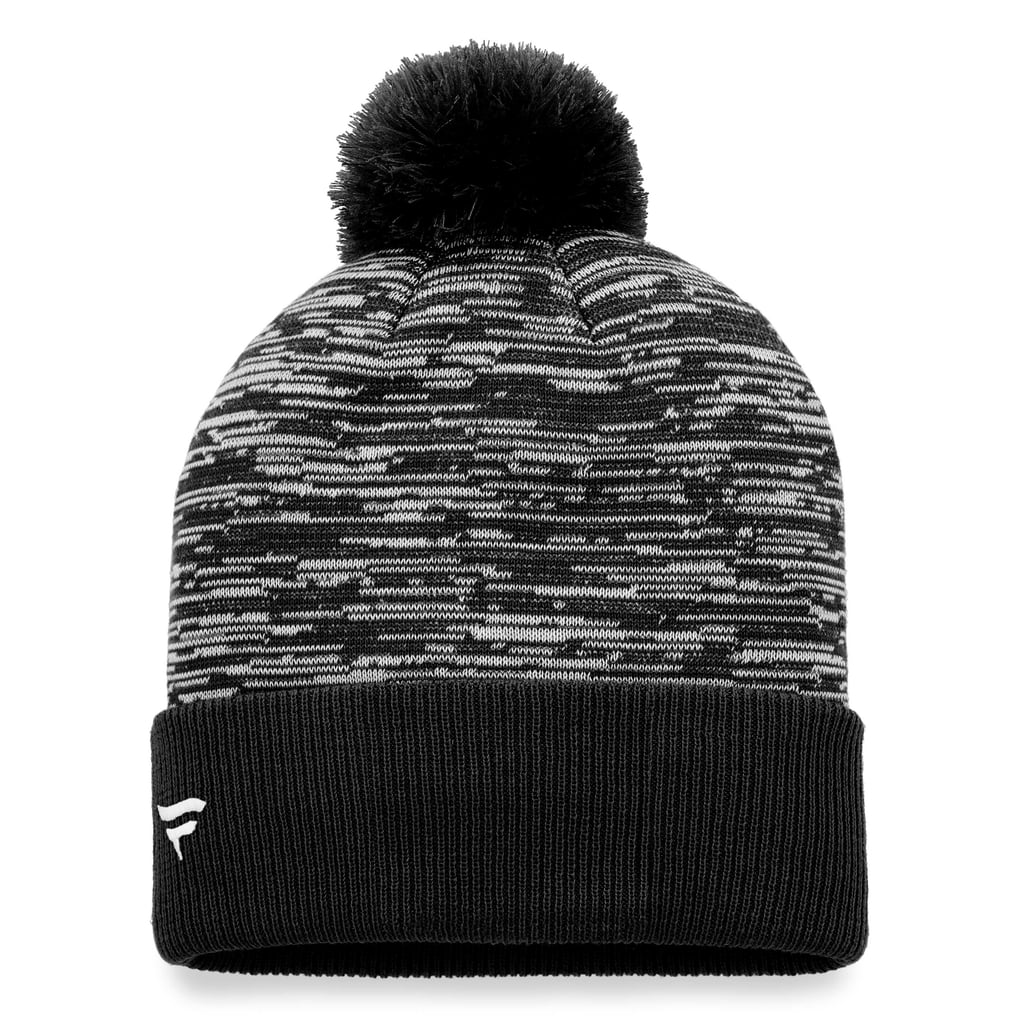 Ottawa Senators Fanatics Defender Cuffed Knit Hat with Pom - Black
