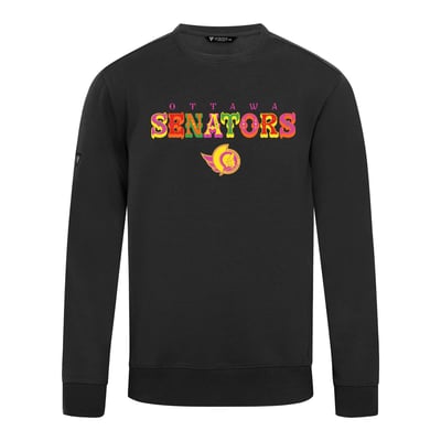 Ottawa Senators Levelwear DOTD Fiesta Text Zane Sweatshirt - Black
