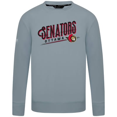  Ottawa Senators Levelwear Mandate Longtimer Crew Sweatshirt - Gray