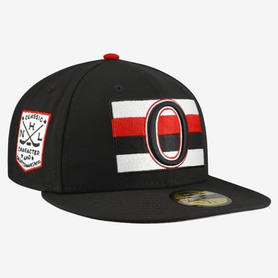 Ottawa Senators New Era Vintage Pack 59FIFTY Fitted Hat - Black
