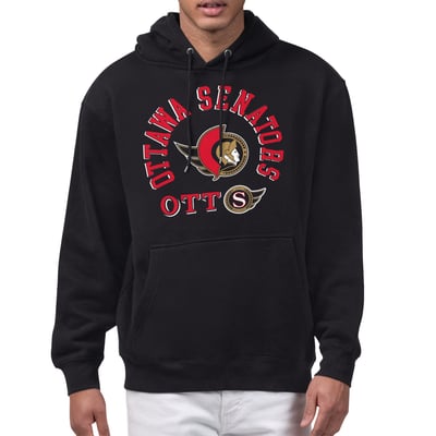 Ottawa Senators Starter All-Around Fan Hoodie - Black