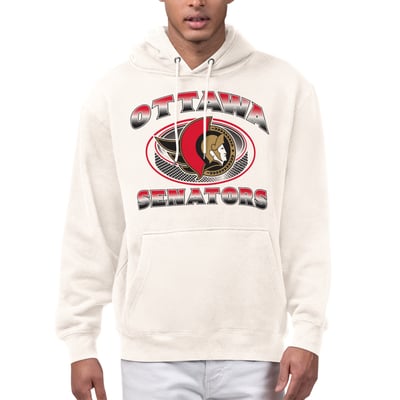  Ottawa Senators Starter Face Off Fleece Hoodie - Cream