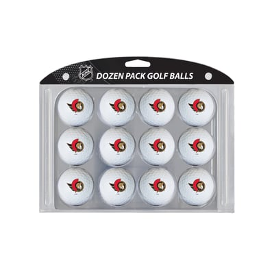 Ottawa Senators 12-Pack Team Golf Ball Set