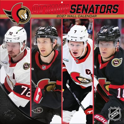 Ottawa Senators 2027 12” x 12” Team Wall Calendar