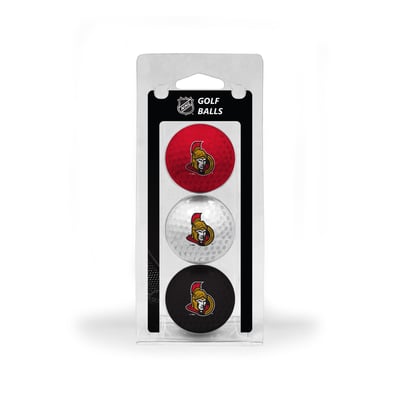 Ottawa Senators 3-Pack Multi-Colored Team Golf Ball Set