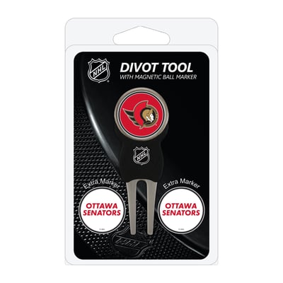 Ottawa Senators Golf Divot Tool Pack with 3 Magnetic Markers