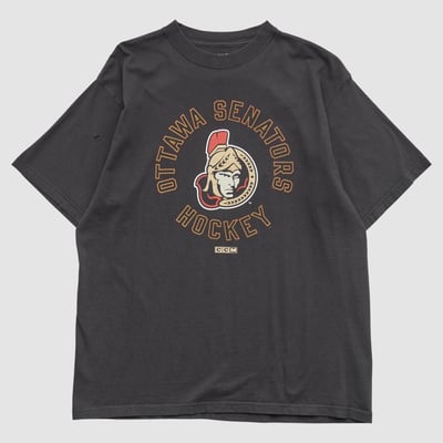Ottawa Senators Reebok 2000s T-shirt - Black - XL by Fanatics Real Vintage