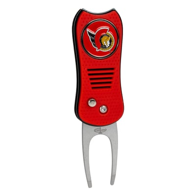 Ottawa Senators Switchblade Divot Tool With Magnetic Ball Marker
