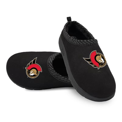 Ottawa Senators ISlide Unisex Primary Logo Mission Slipper - Black
