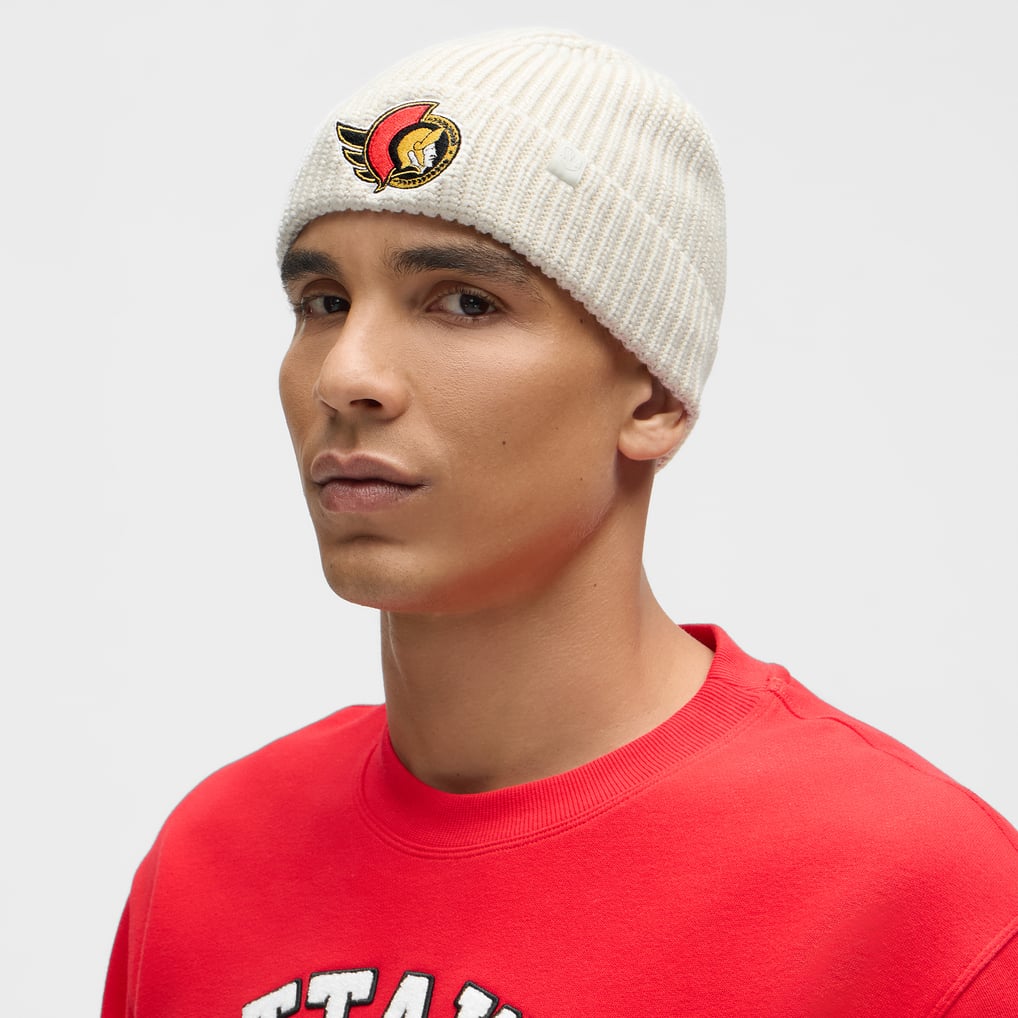  Ottawa Senators lululemon Unisex Close-Fit Wool-Blend Ribbed Beanie - Heathered Bone