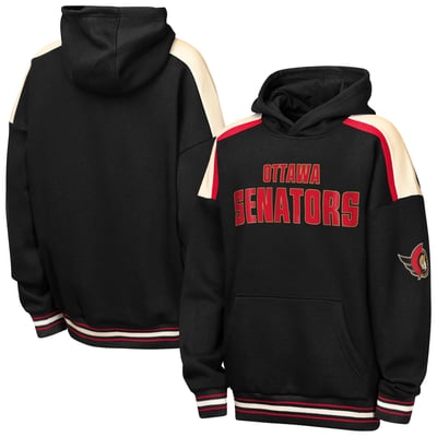  Ottawa Senators Outerstuff Youth Camaraderie Oversized Fleece Hoodie - Black