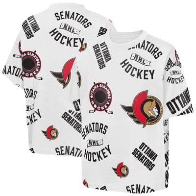  Ottawa Senators Outerstuff Youth Unstoppable Elevated T-Shirt - White