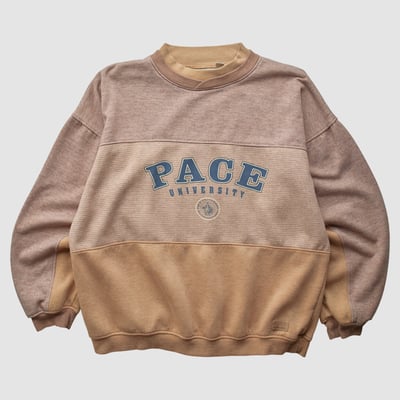 Pace University Setters Gear For Sports 90s Pullover Sweatshirt - Clay - M by Fanatics Real Vintage