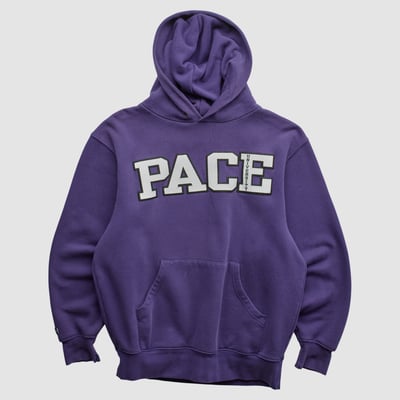 Pace University Setters Jansport 2000s Hooded Pullover Sweatshirt - Purple - S by Fanatics Real Vintage