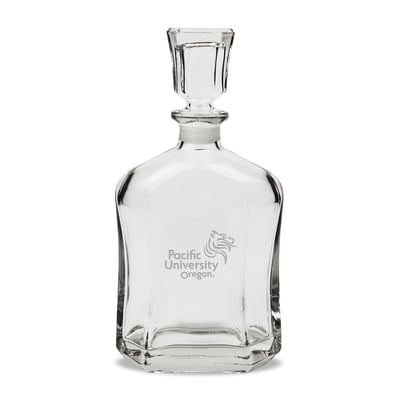 Pacific Boxers Team Logo 23.75oz. Crystal Whiskey Decanter