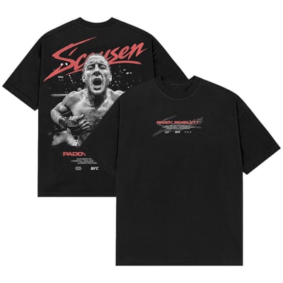 Paddy Pimblett UFC Scousers DGKO T-Shirt - Black