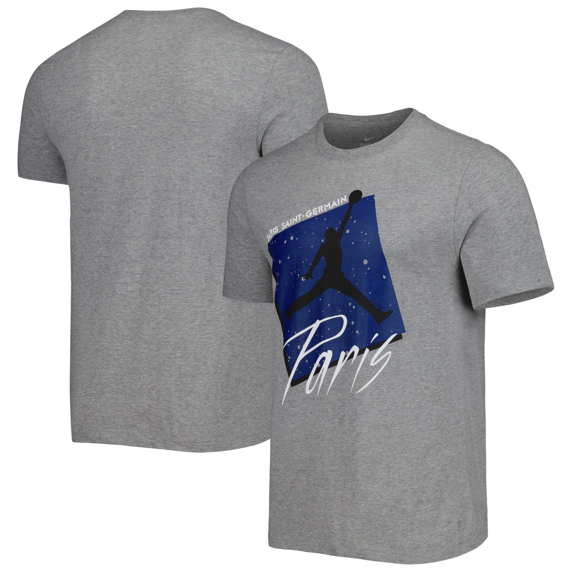 black and blue jordan shirt