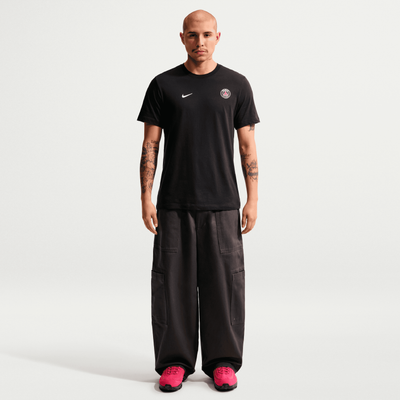 Paris Saint-Germain Nike Crest Essential T-Shirt - Black