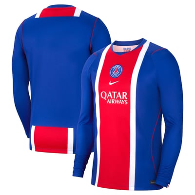  Paris Saint-Germain Nike 2026/27 Home Stadium Replica Long Sleeve Jersey - Blue