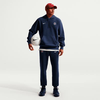 Paris Saint-Germain Nike Club Crest Fleece Hoodie - Blue